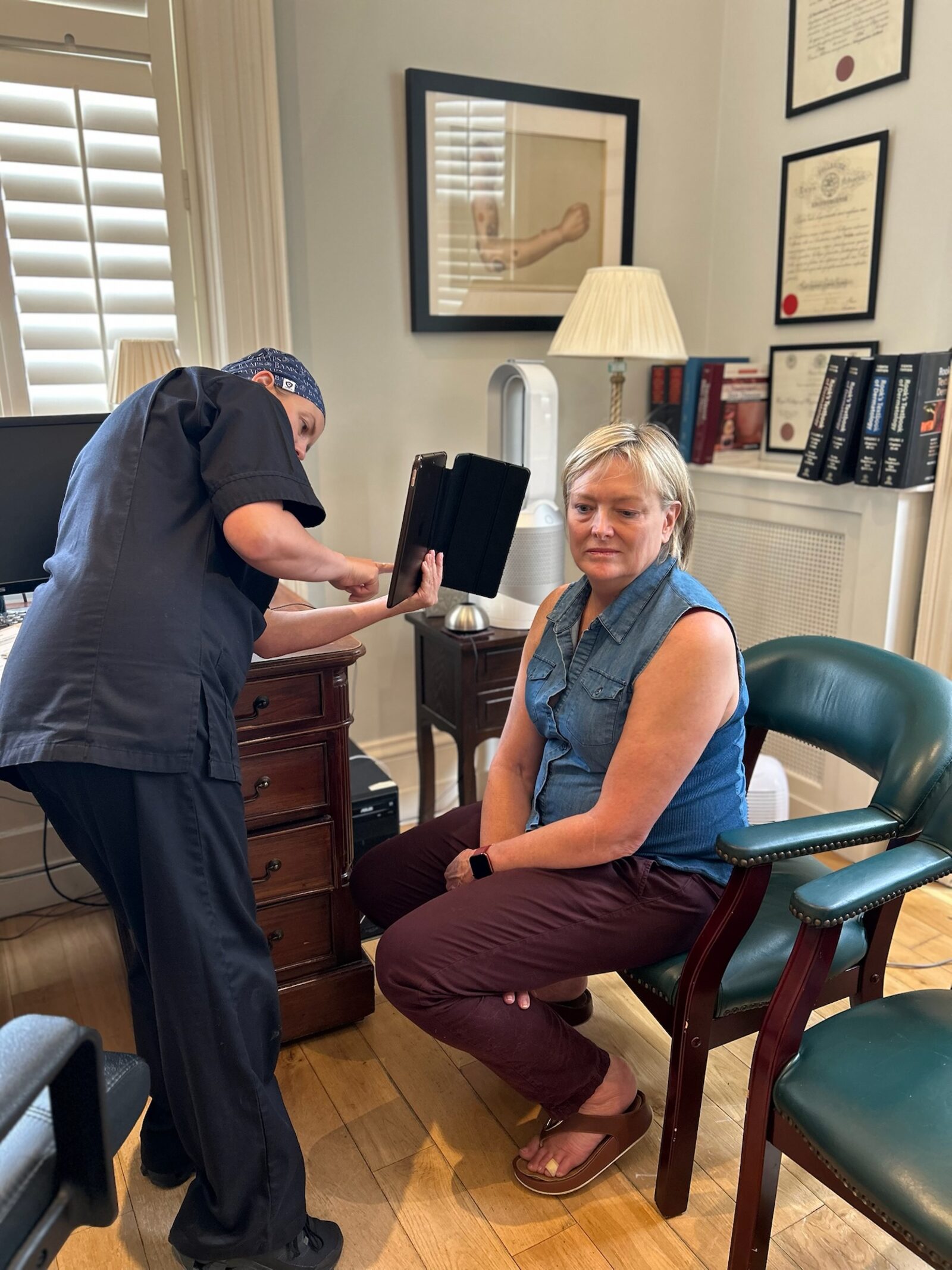 Consultation room at Bloomfield Laser Clinic