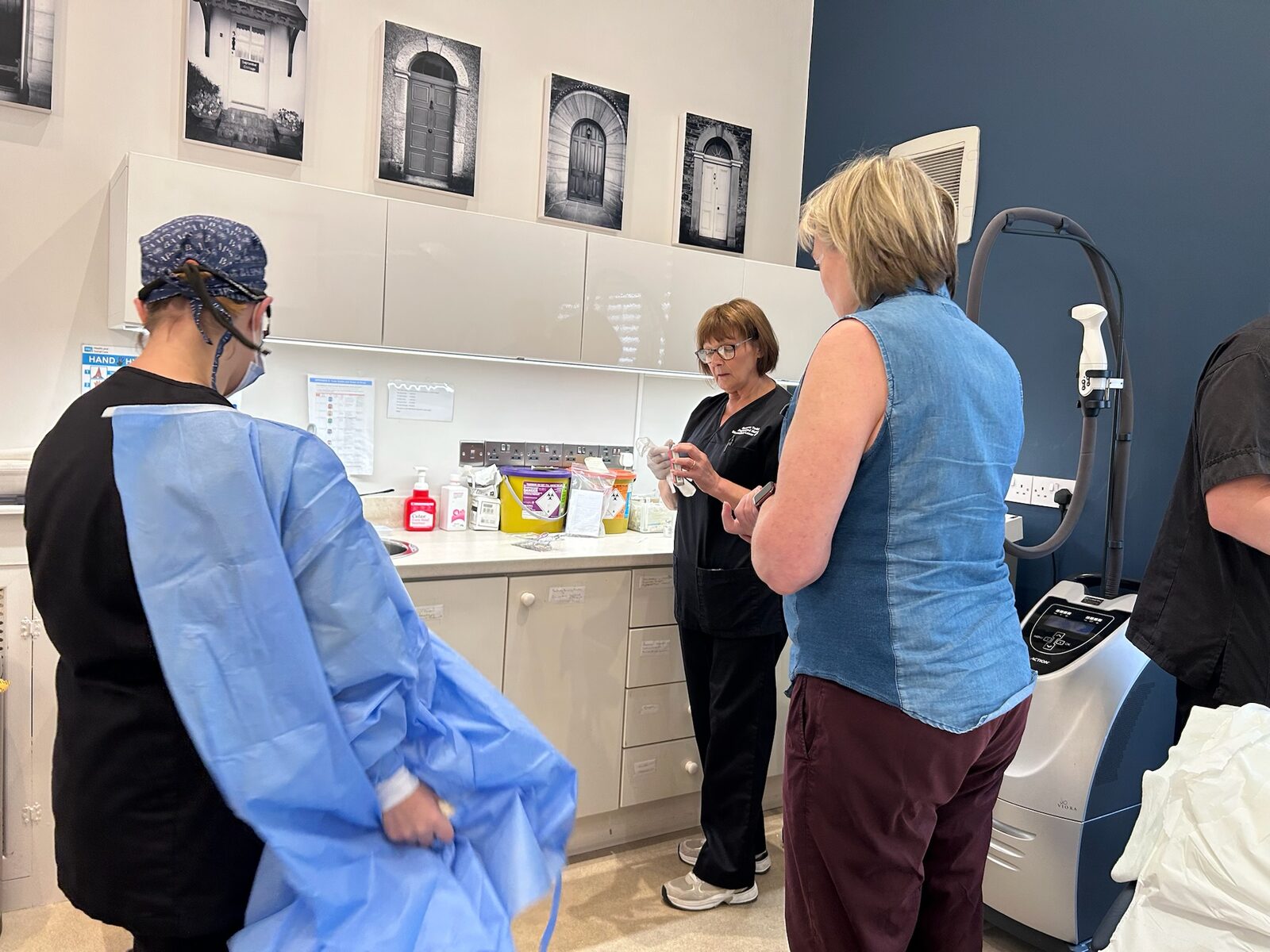 Inside the clinic